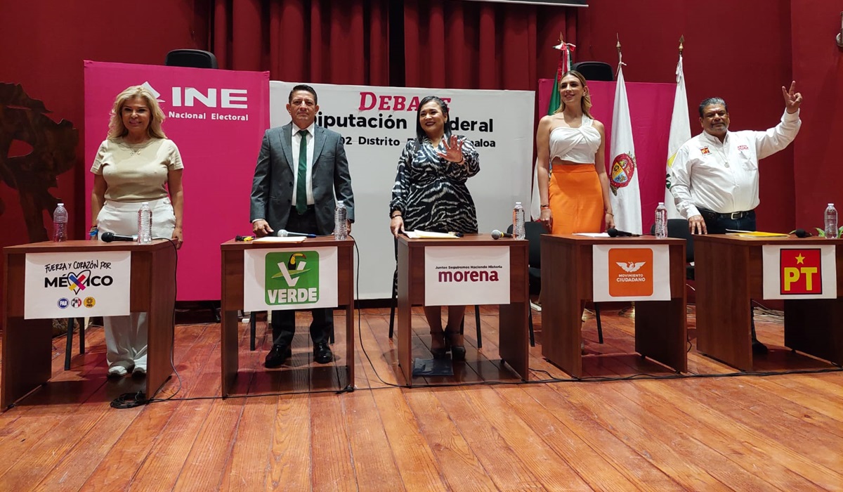 En confrontación, debaten candidatos a la diputación federal del 02 distrito; Ana Ayala la más criticada