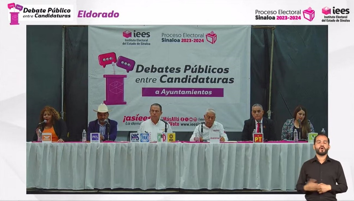 Debaten aspirantes a ocupar la primera presidencia municipal de Eldorado