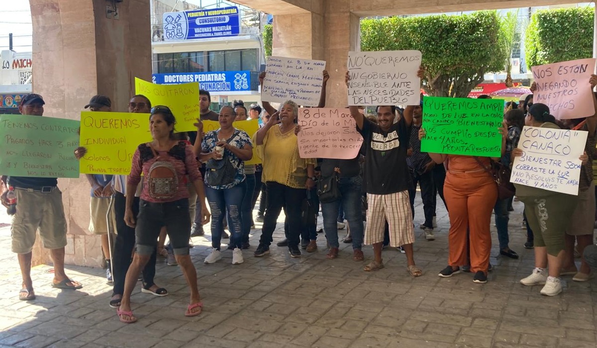 Denuncian que les quitaron la luz por apoyar a candidato opositor en Mazatlán