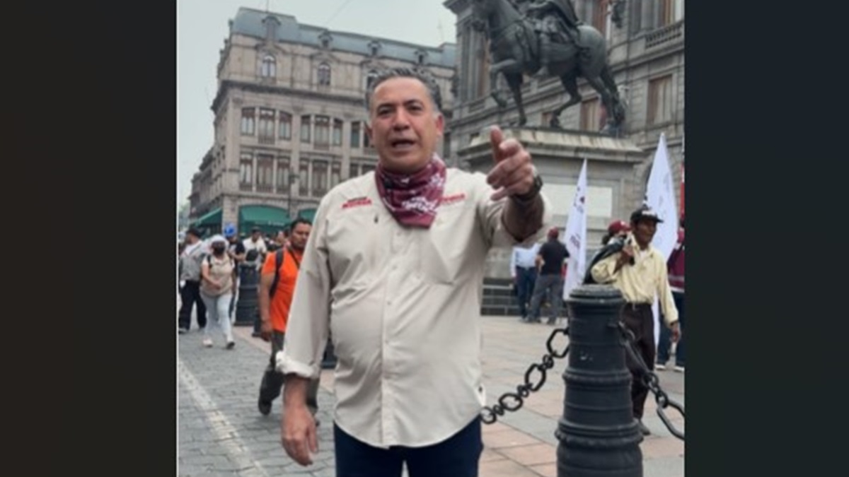 Enrique Inzunza acude al cierre de campaña de Claudia Sheinbaum en la Ciudad de México