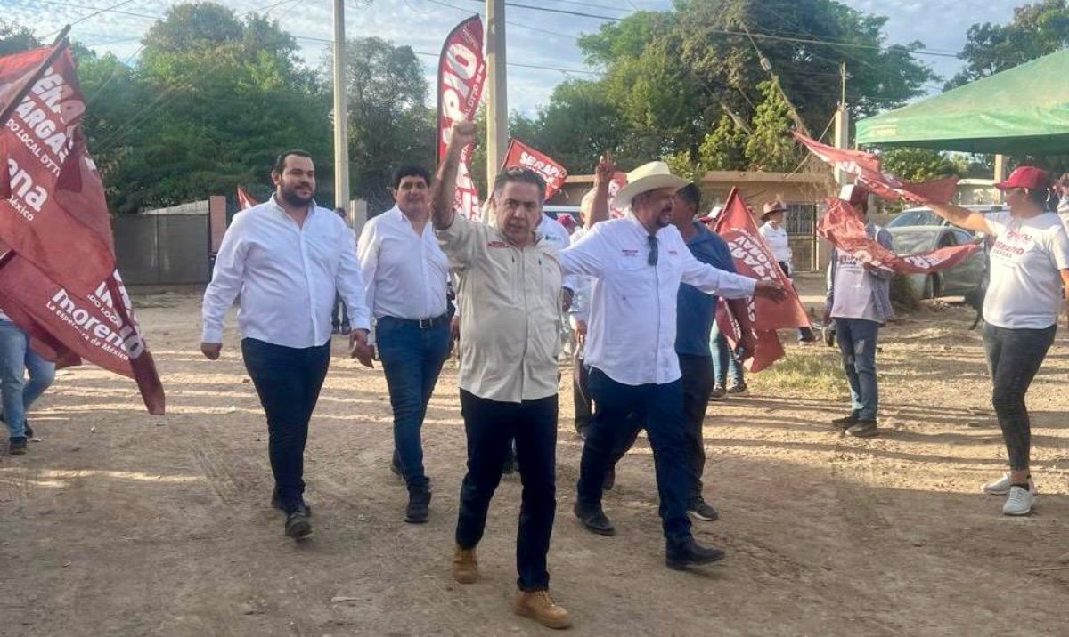 Propuestas de Serapio Vargas son respaldadas por Enrique Inzunza, ante ciudadanos de Eldorado