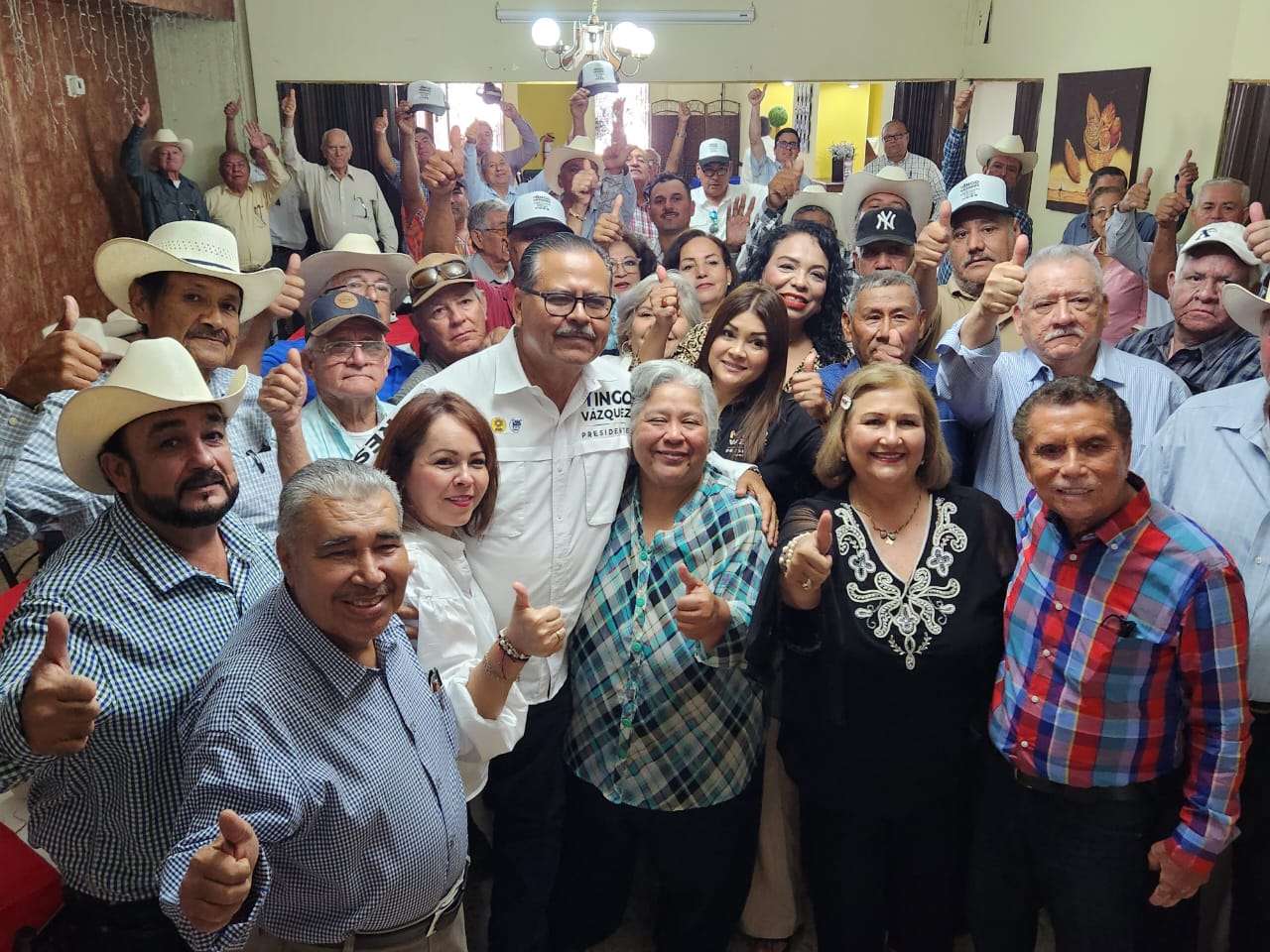 El ‘Chino’ Valenzuela y el campesinado de Ahome refrendan apoyo a Mingo Vázquez