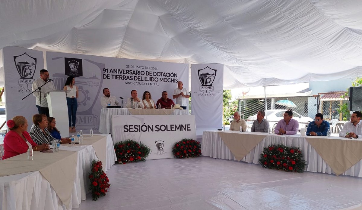Festeja el Ejido Mochis el 91 Aniversario de su dotación de tierras