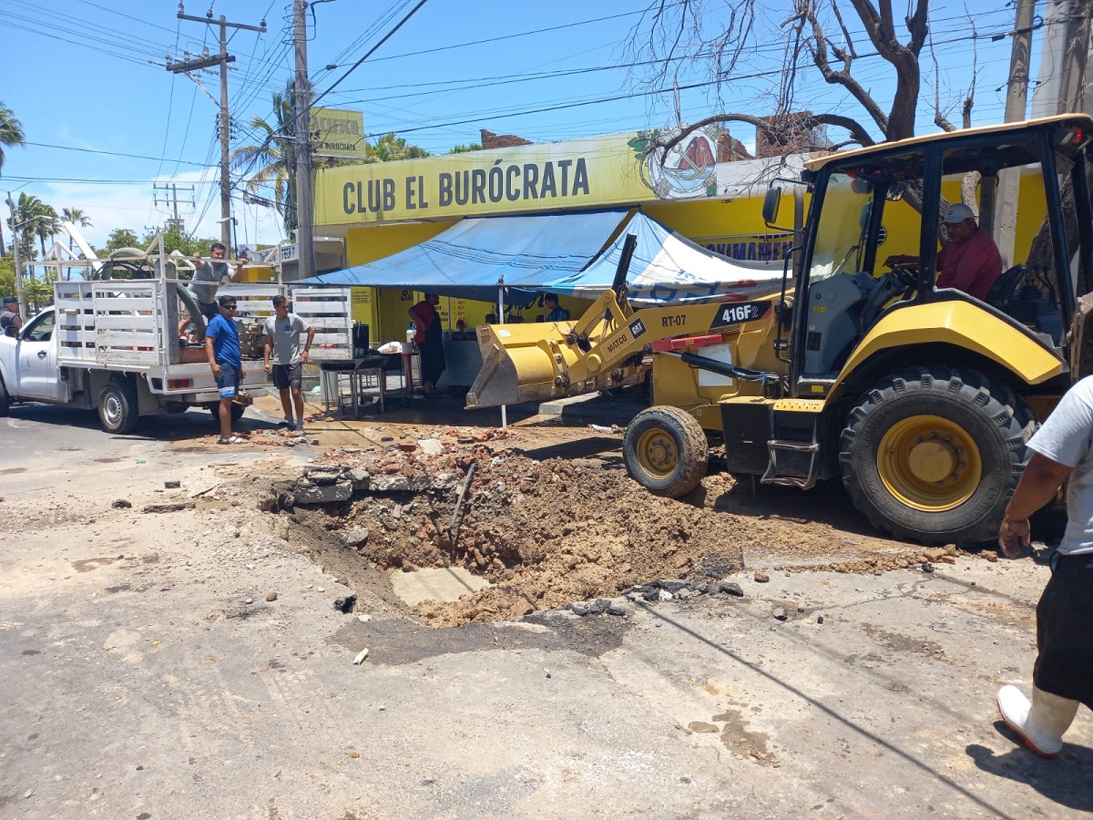 Dos fugas ponen ‘de nervios’ a habitantes en la Montuosa Mazatlán, Jumapam repara en tiempo récord