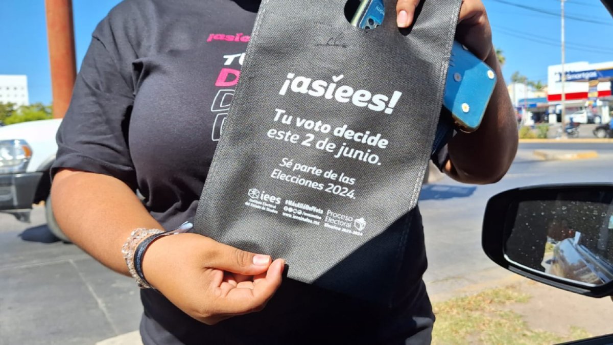 Funcionarios del IEES salen a las calles a promover el voto; quieren vencer al abstencionismo
