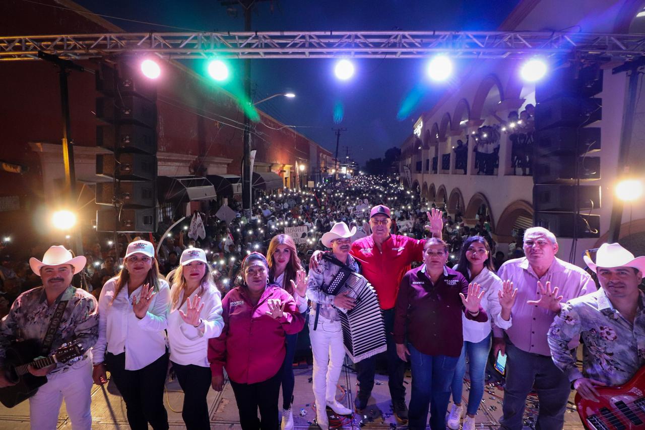 Gildardo Leyva cierra campaña, y adelanta que ganará de nuevo la alcaldía de El Fuerte
