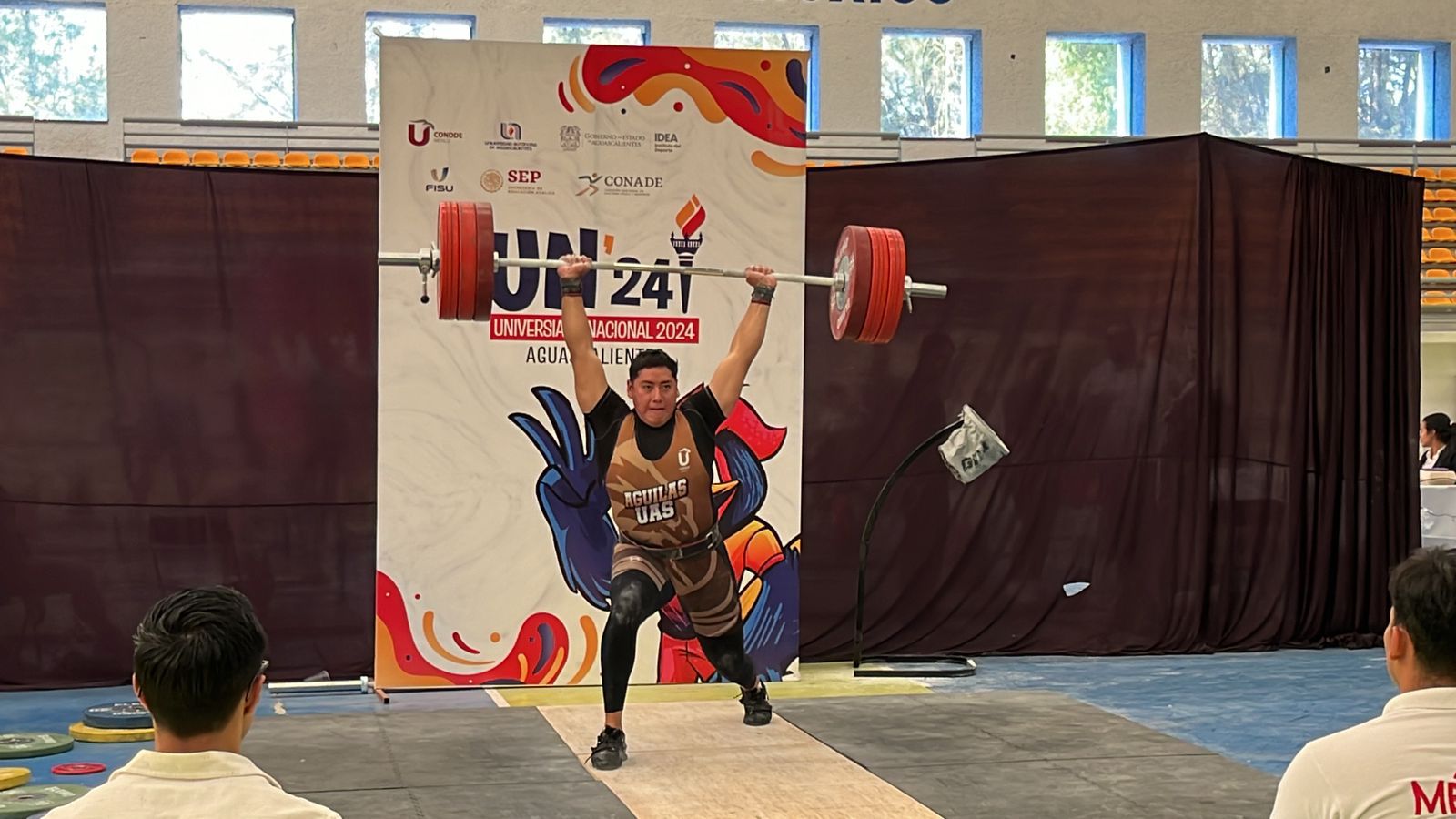 Águilas UAS cierra con nueve oros en halterofilia de la Universiada Nacional