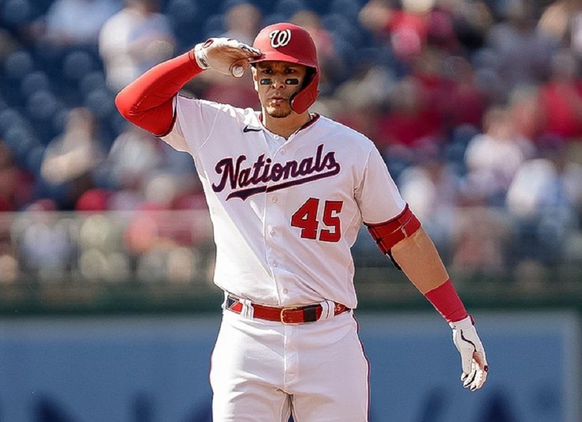 Joey Meneses conectó su segundo home run de la temporada con los Nacionales