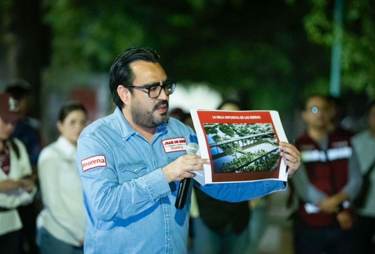 Juan de Dios Gámez se compromete con Milla Deportiva sobre el río Culiacán