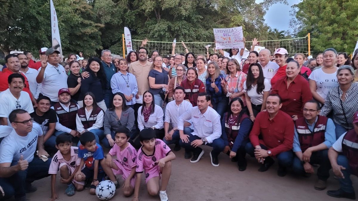 Gámez Mendívil visitó la Estancia 1 para charlar con los vecinos del sector Aeropuerto