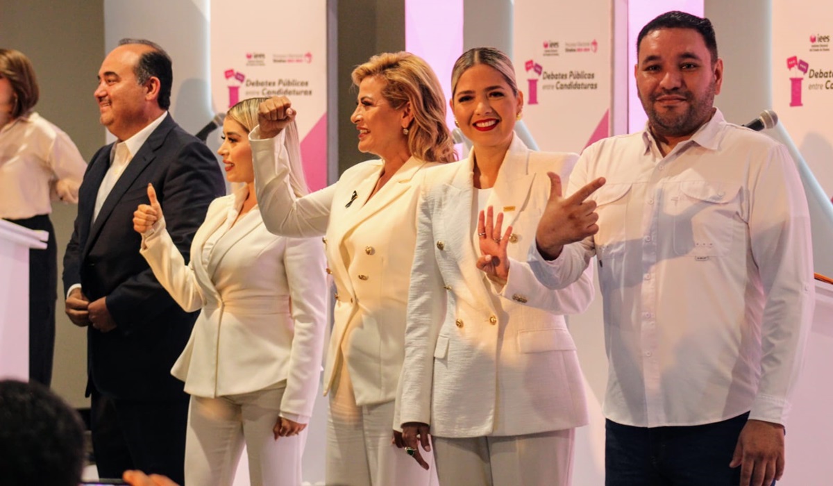 ¡Huelen a triunfo y gastalones! Llegaron ‘bañaditos y elegantes’ candidatos a la alcaldía de Mazatlán a su debate