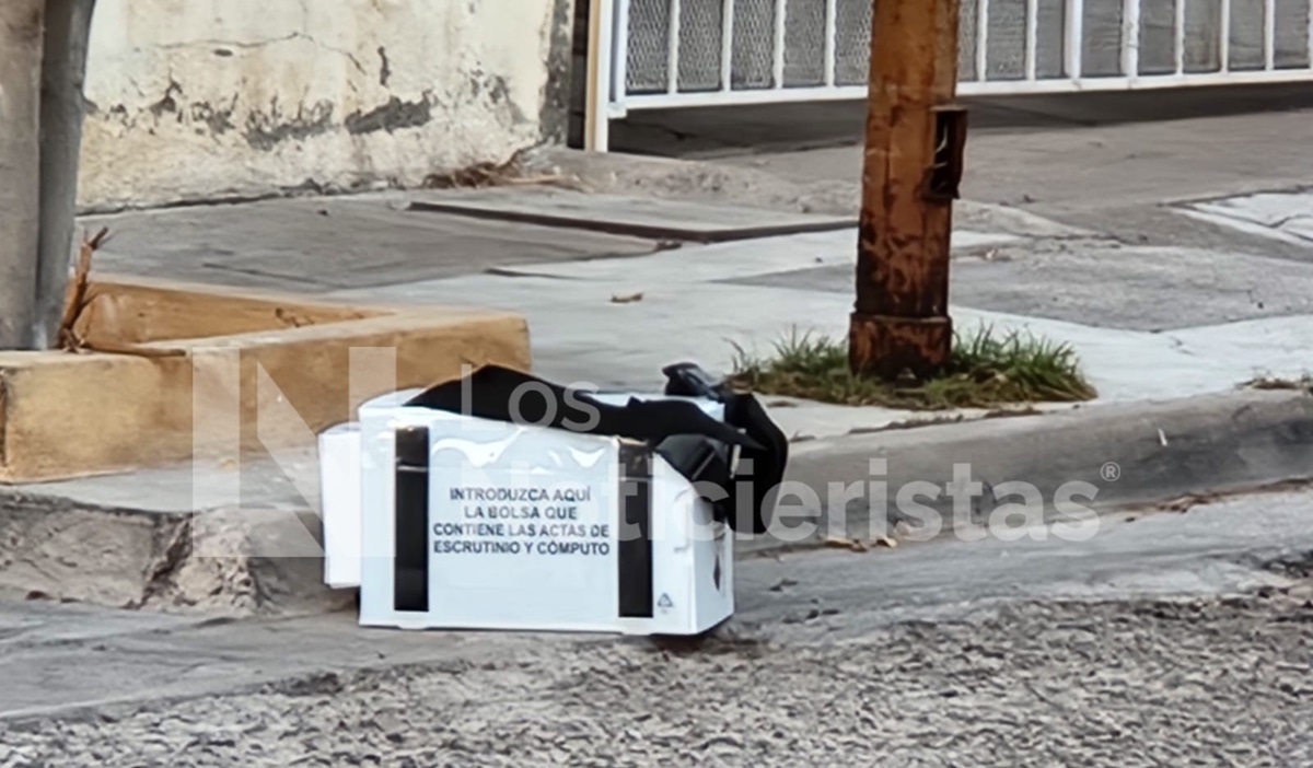 ¡Fue un descuido! Caja abandonada en Barrancos sí era paquetería electoral oficial: INE