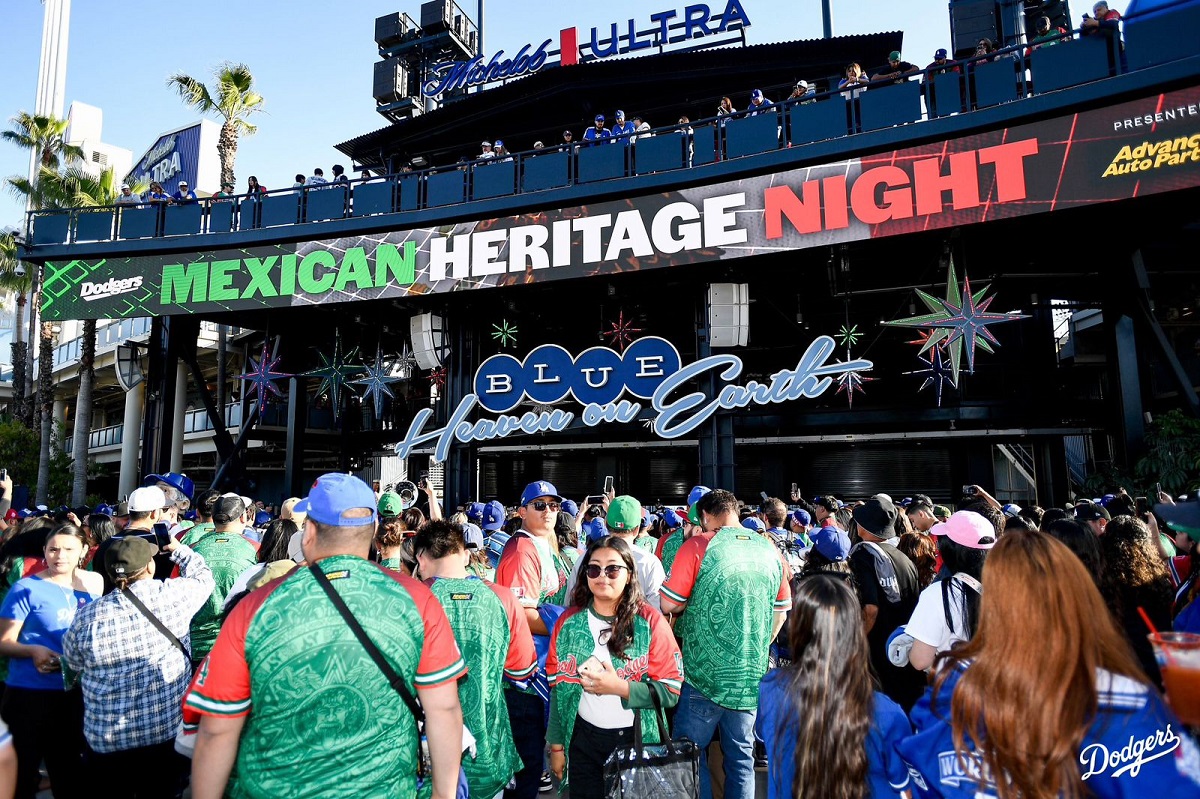 Los Dodgers de Los Ángeles celebran el día de la Herencia Mexicana