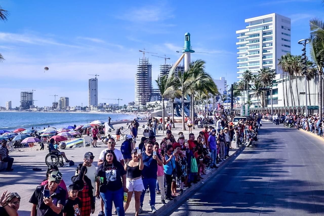 Mazatlán alcanzó el 95% de ocupación este fin, la mitad de los turistas eran motociclistas