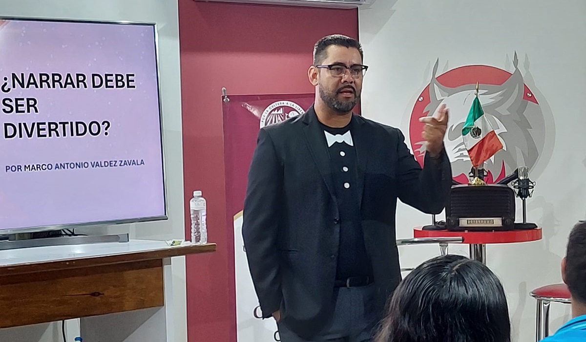 “La crónica del beisbol es un verdadero disfrute”, les dice Marco Valdez a comunicólogos