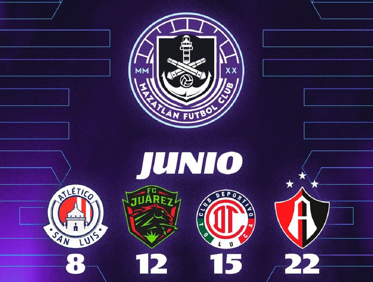 El Mazatlán FC anuncia sus juegos amistosos rumbo al Apertura 2024 de la Liga MX
