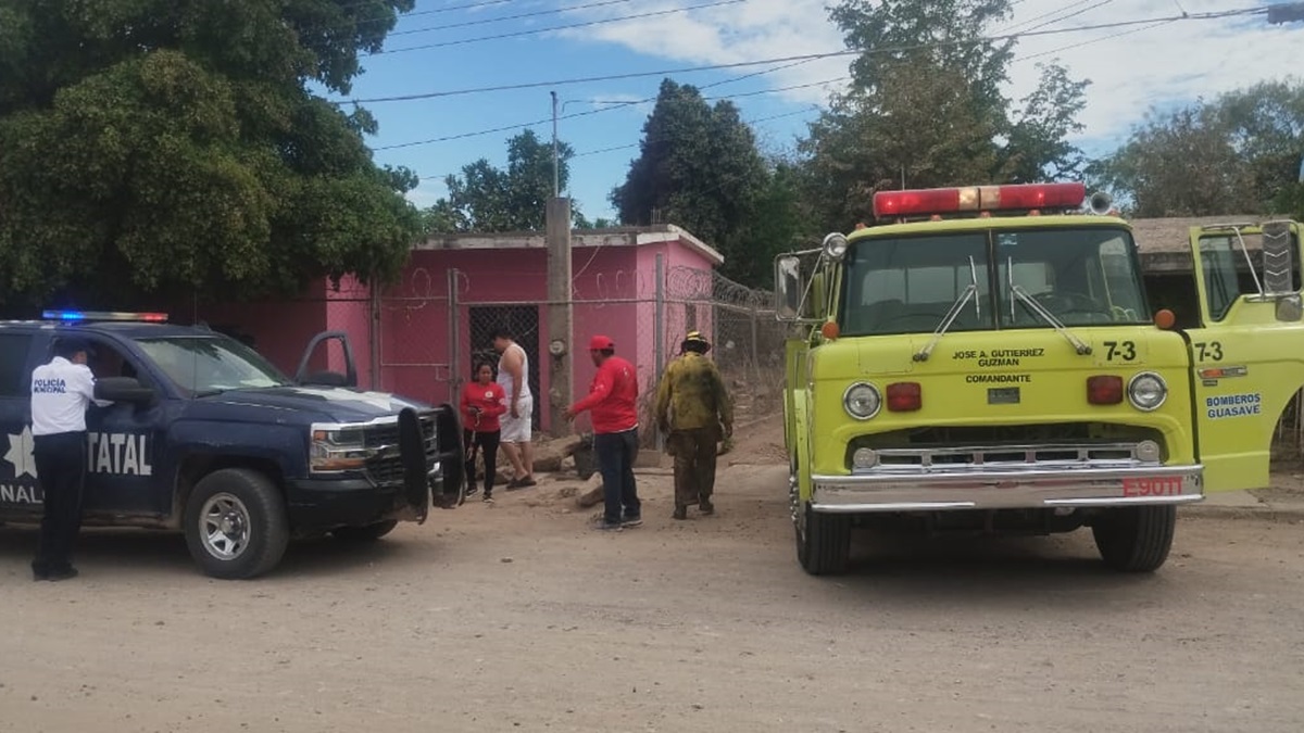 Mujer termina con heridas en su cara al incendiarse su vivienda en Juan José Ríos