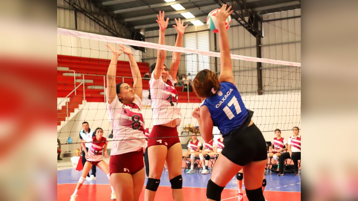Sinaloa logra gran inicio en voleibol de Sala de Nacionales Conade 2024