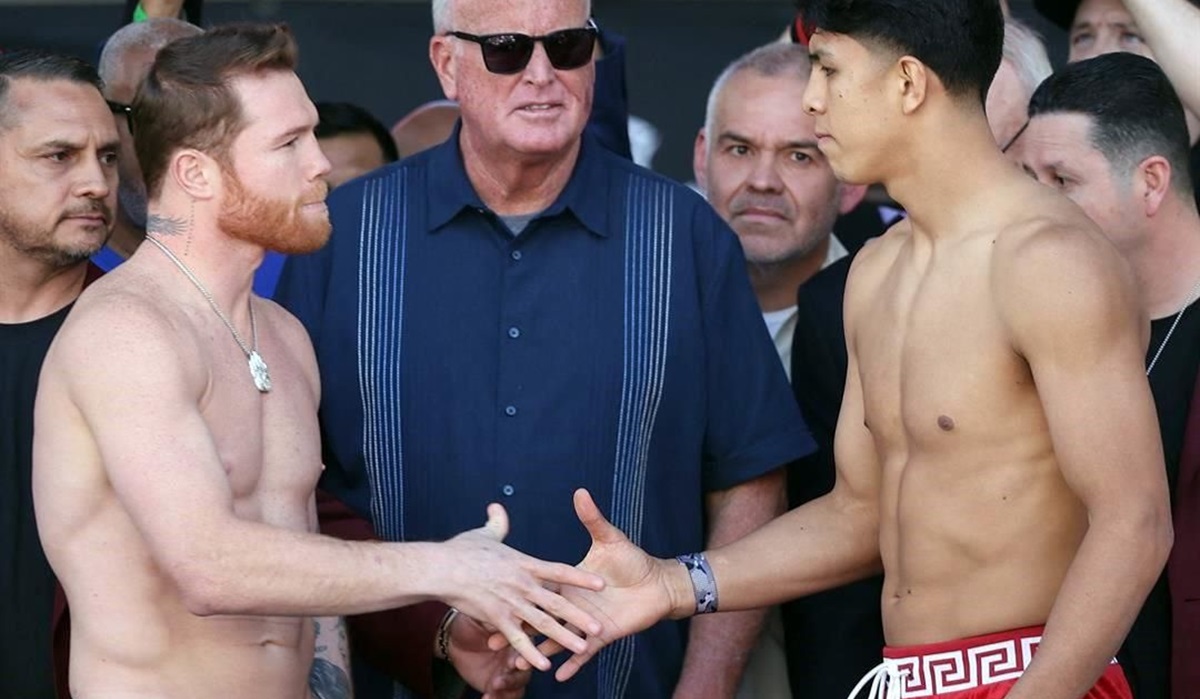 ¡Todo listo! ‘Canelo’ Álvarez y Jaime Munguía vencen la báscula, previo a su pelea en Las Vegas