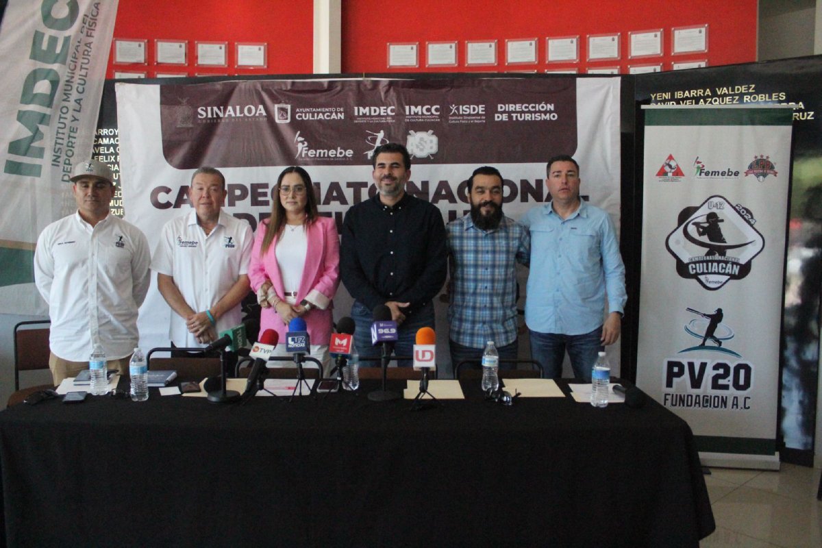 Presentan el Campeonato Nacional de Beisbol U12 en Culiacán