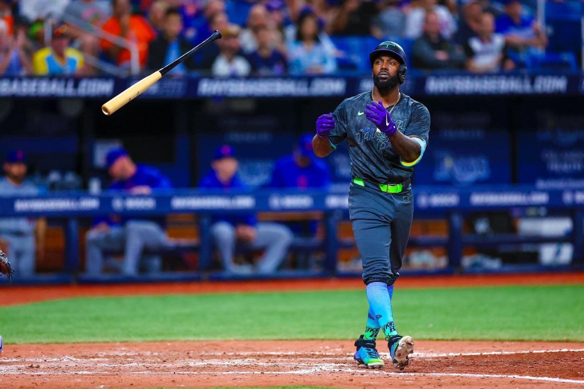 Randy Arozarena llega a cuatro cuadrangulares en MLB con los Rays