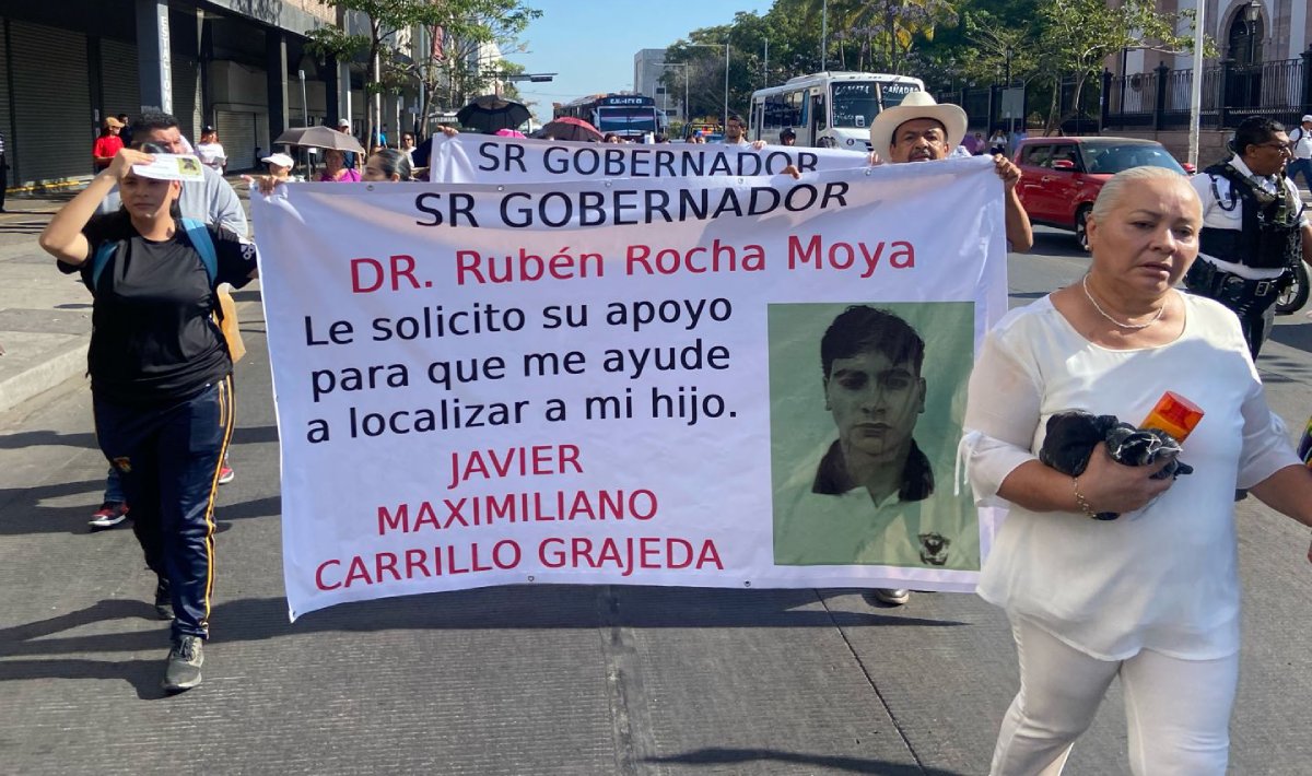“Todo ocurrió en un parque, ocupamos las cámaras”: Marchan en Culiacán tras desaparición de Maximiliano