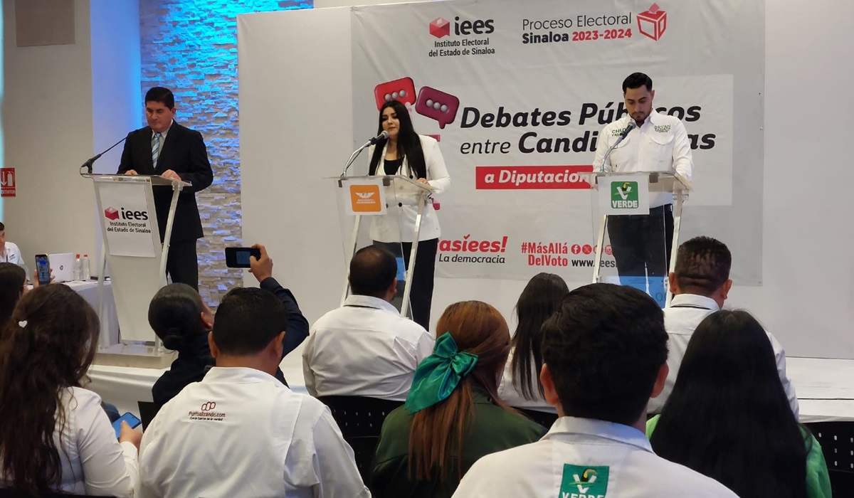 Solo dos candidatos a la diputación local se presentan al debate del IEES en Mocorito