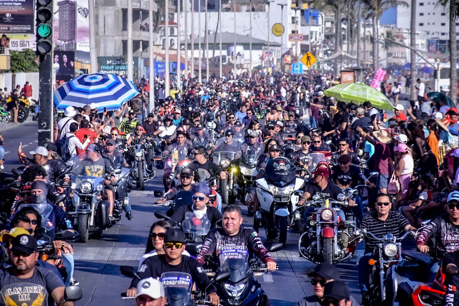 Aseguran saldo blanco en Semana Internacional de la Moto 2024 de Mazatlán