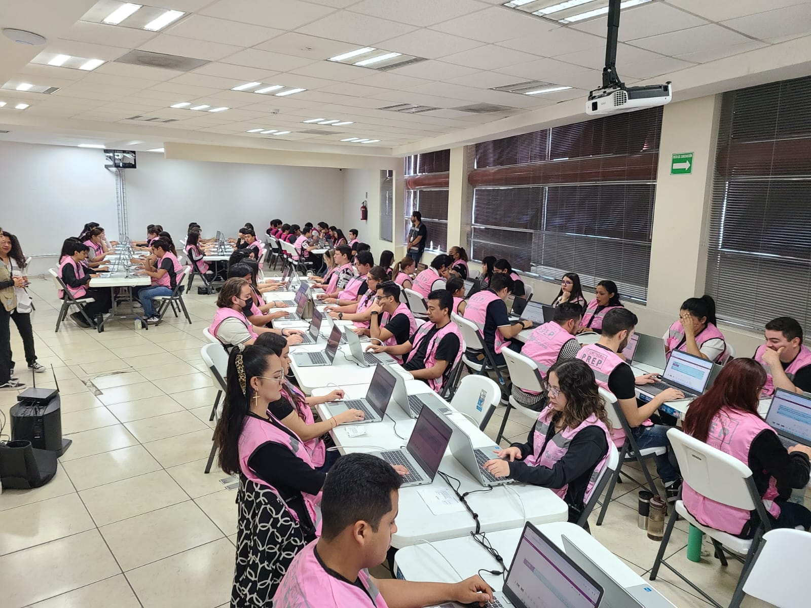 Realiza IEES simulacro para validar captura de actas durante la jornada electoral