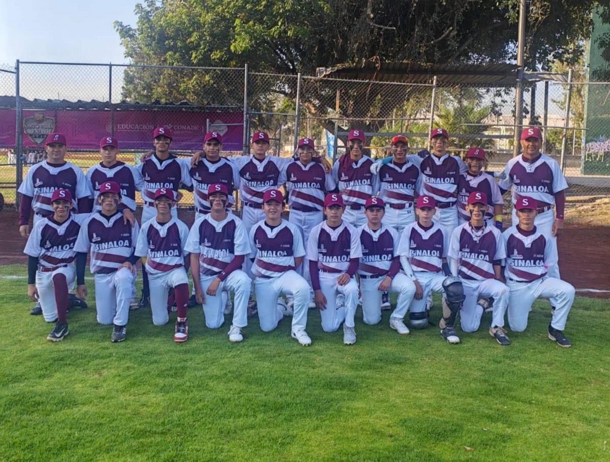 ¡Como líderes! Sinaloa clasifica a semifinales en beisbol de Nacionales Conade 2024