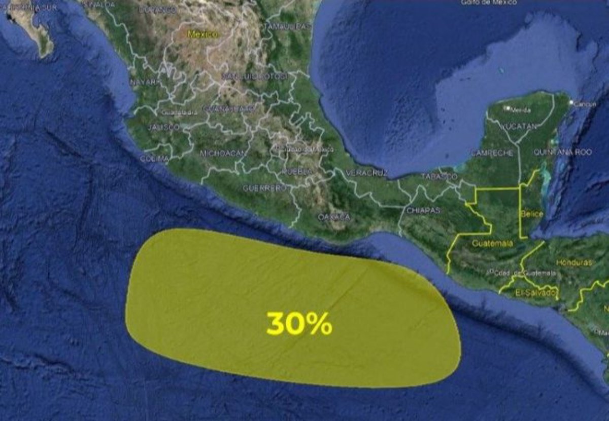 Huracán Aletta: Inicia la formación del primer ciclón de la temporada 2024 y afectaría Sinaloa