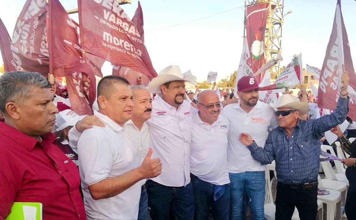 “Tenemos asegurado un triunfo contundente en el Distrito 18”, asegura Serapio Vargas