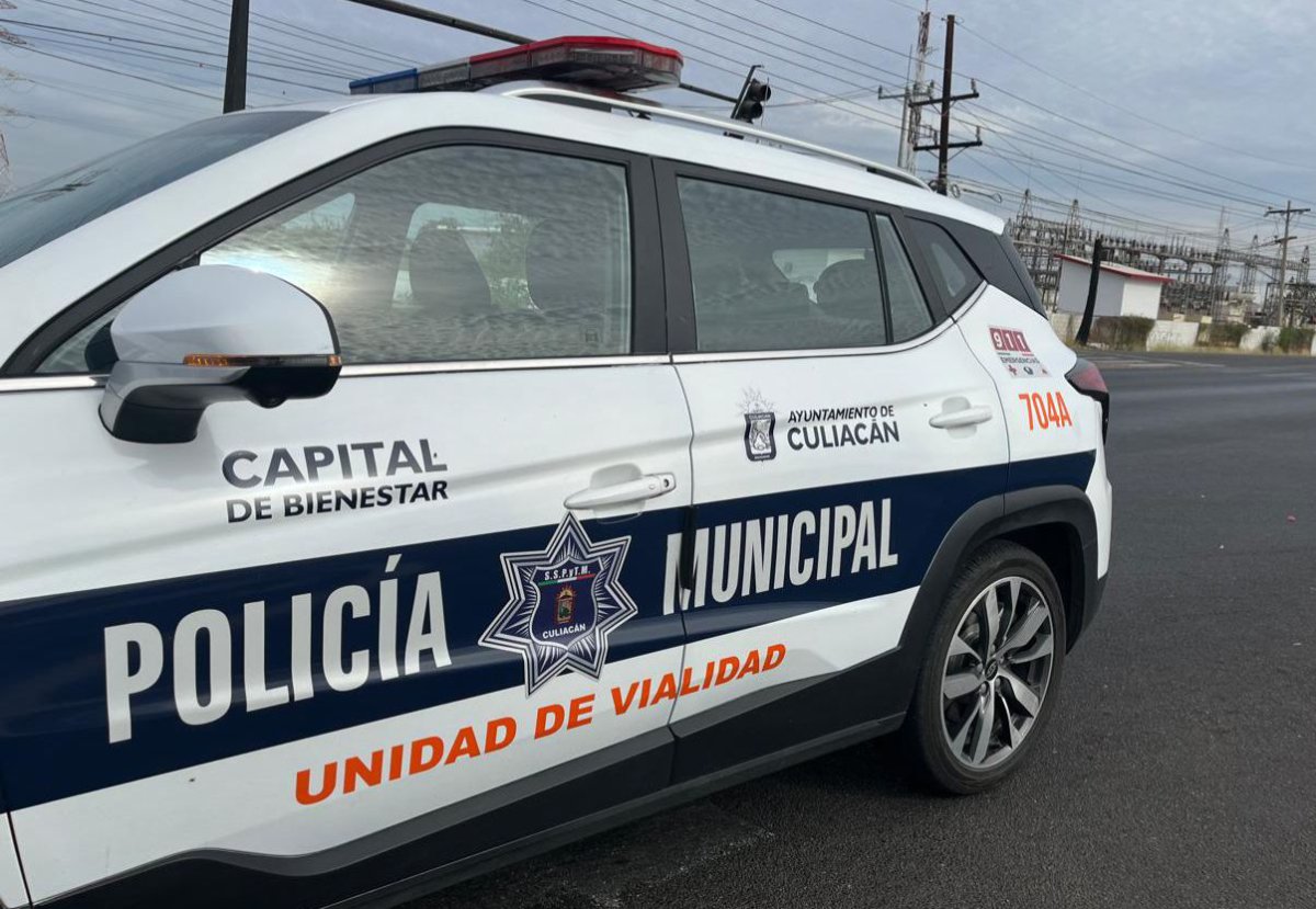 Detienen a 3 civiles tras agredir a golpes a un agente de Tránsito al norte de Culiacán, Sinaloa