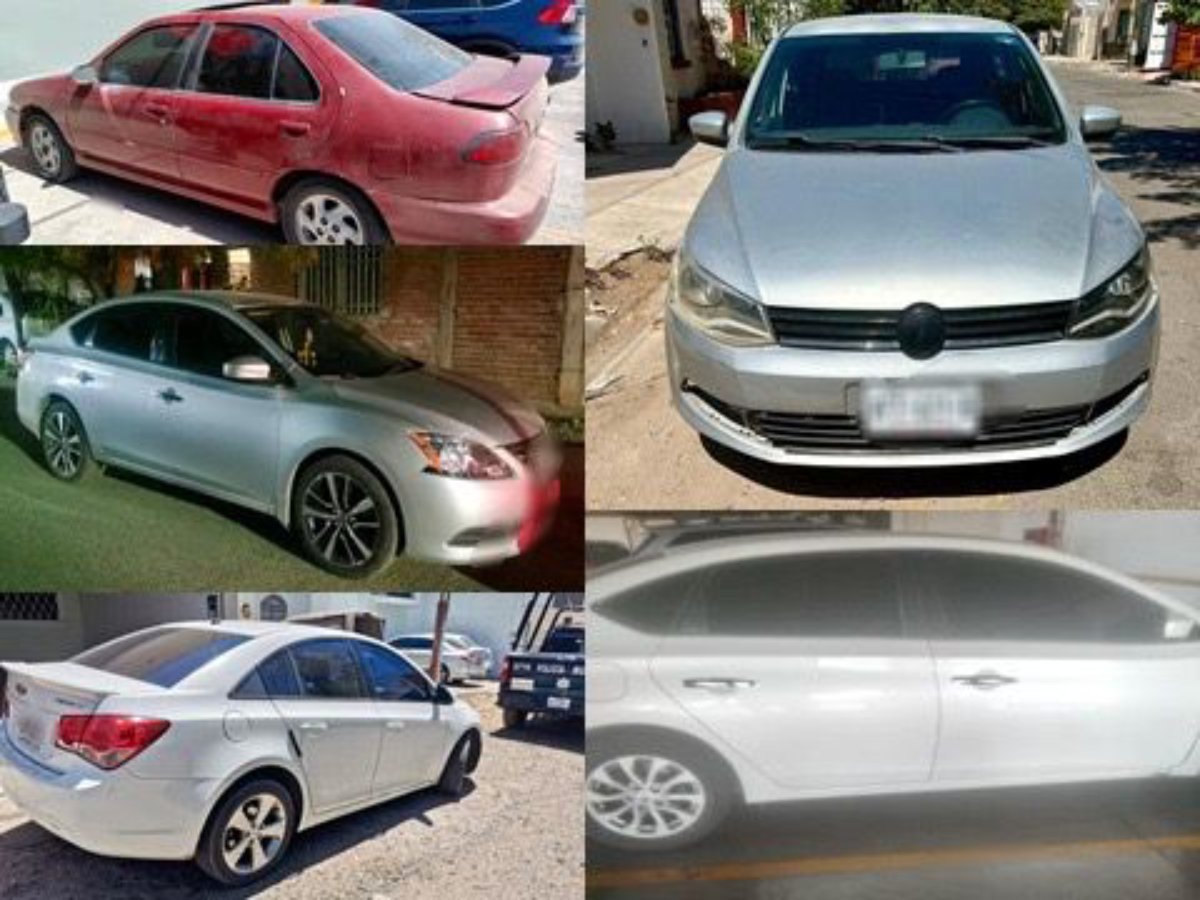 Trece vehículos con reporte de robo son recuperados en Culiacán por elementos de la Policía Municipal
