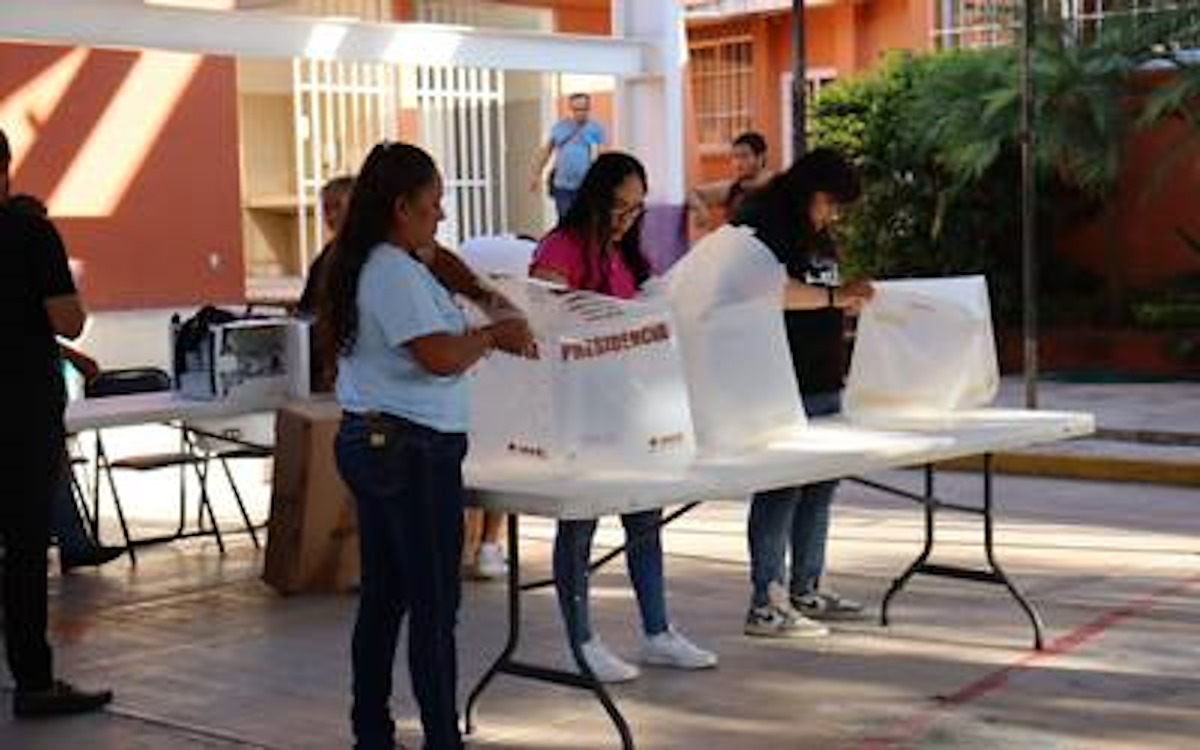 INE reporta instalación de casillas en un 87.59 % en todo México