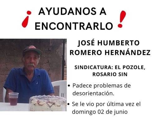 Localizan a adulto mayor sin vida en parcela; estaba reportado como desaparecido en El Rosario