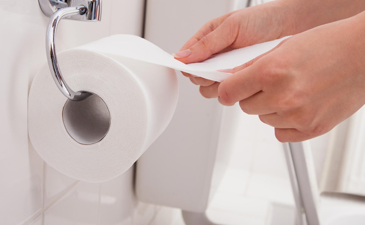 Papel higiénico en rollo