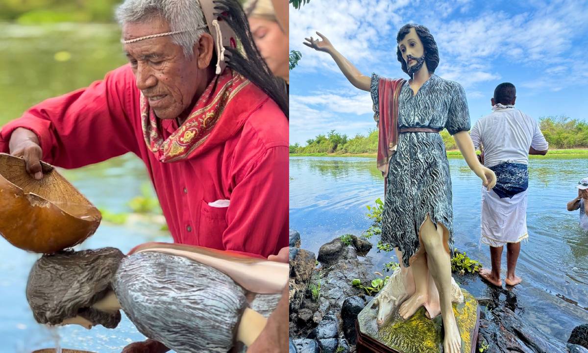 Celebran con éxito el 460 aniversario de El Fuerte; realizan el tradicional baño en el río a San Juan Bautista