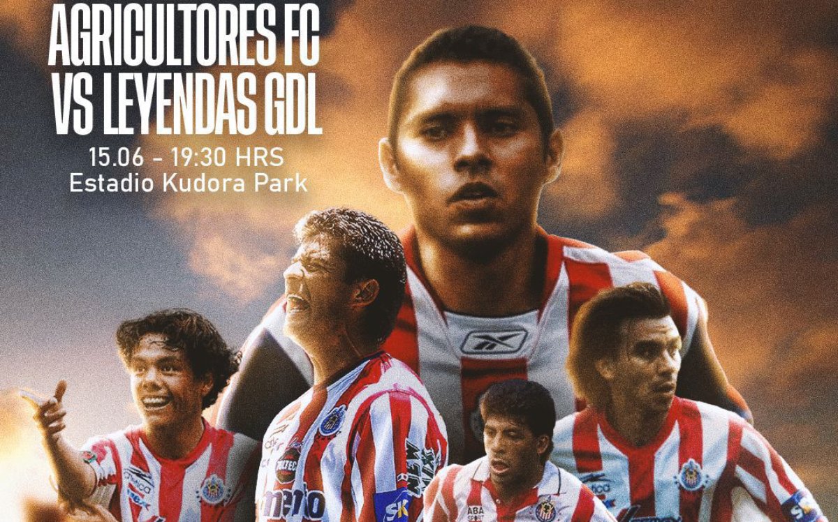 Agricultores FC y Leyendas de Chivas se enfrentarán en el Kuroda Park