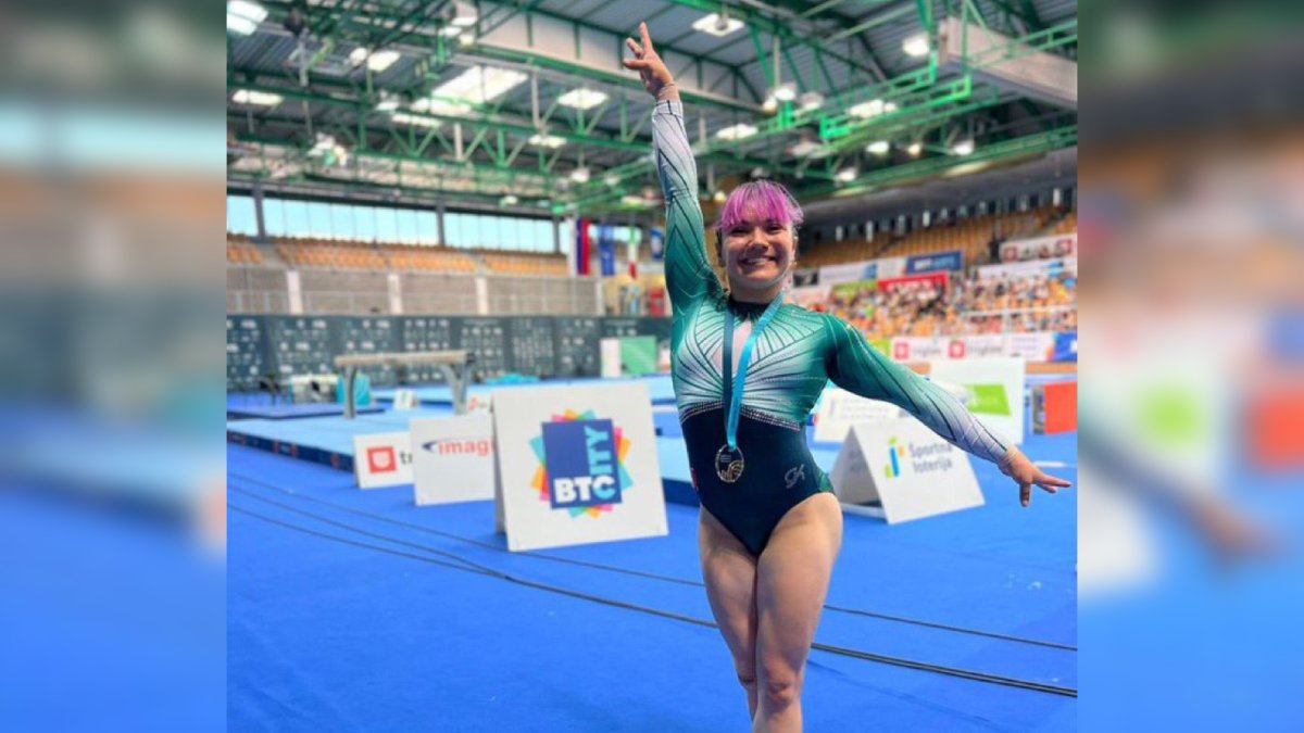 Alexa Moreno consigue el oro en la Copa Mundial de Gimnasia Artística en Eslovenia