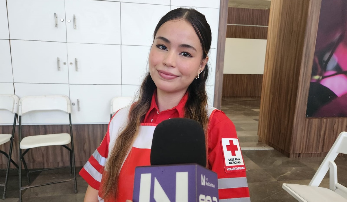 Angélica Alcántara: Una joven guasavense que ha encontrado su vocación en la Cruz Roja
