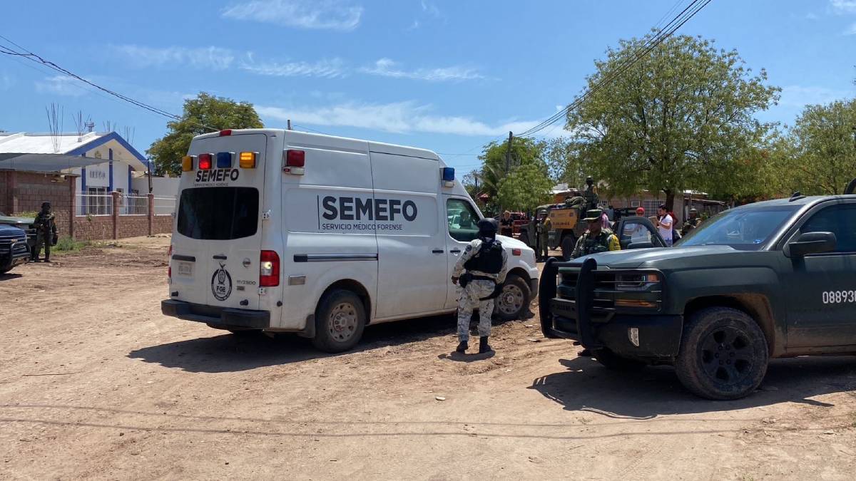 Arriba el Semefo a zona de enfrentamiento en Eldorado