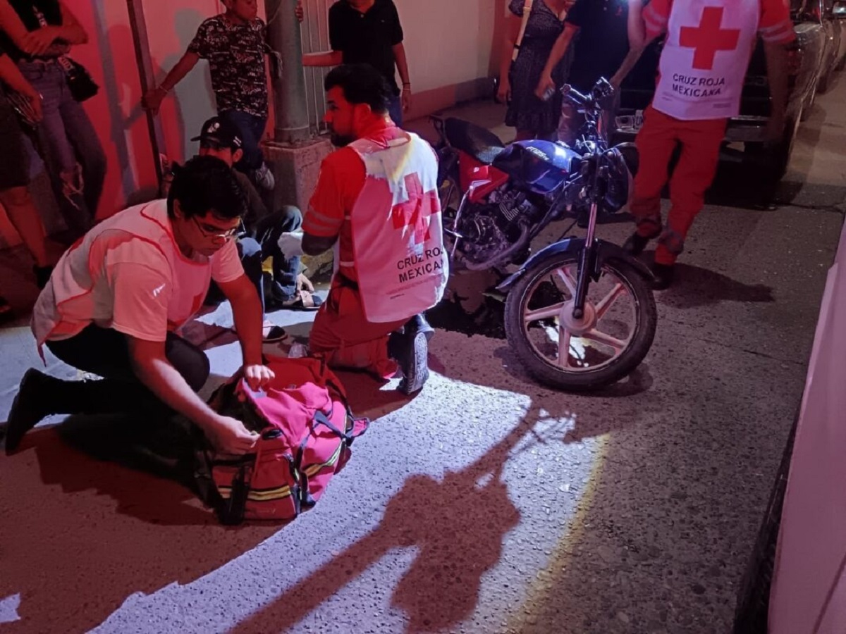 Vehículo atropella a motociclista y se da a la fuga en Escuinapa
