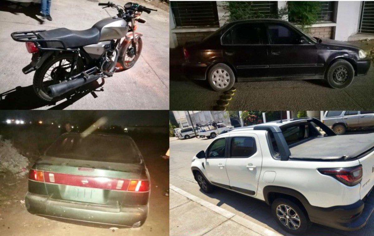 En múltiples operativos recupera la SSPyTM doce vehículos con reporte de robo