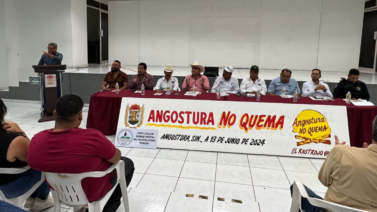 Productores y autoridades municipales de Angostura unen fuerzas para combatir la quema de soca