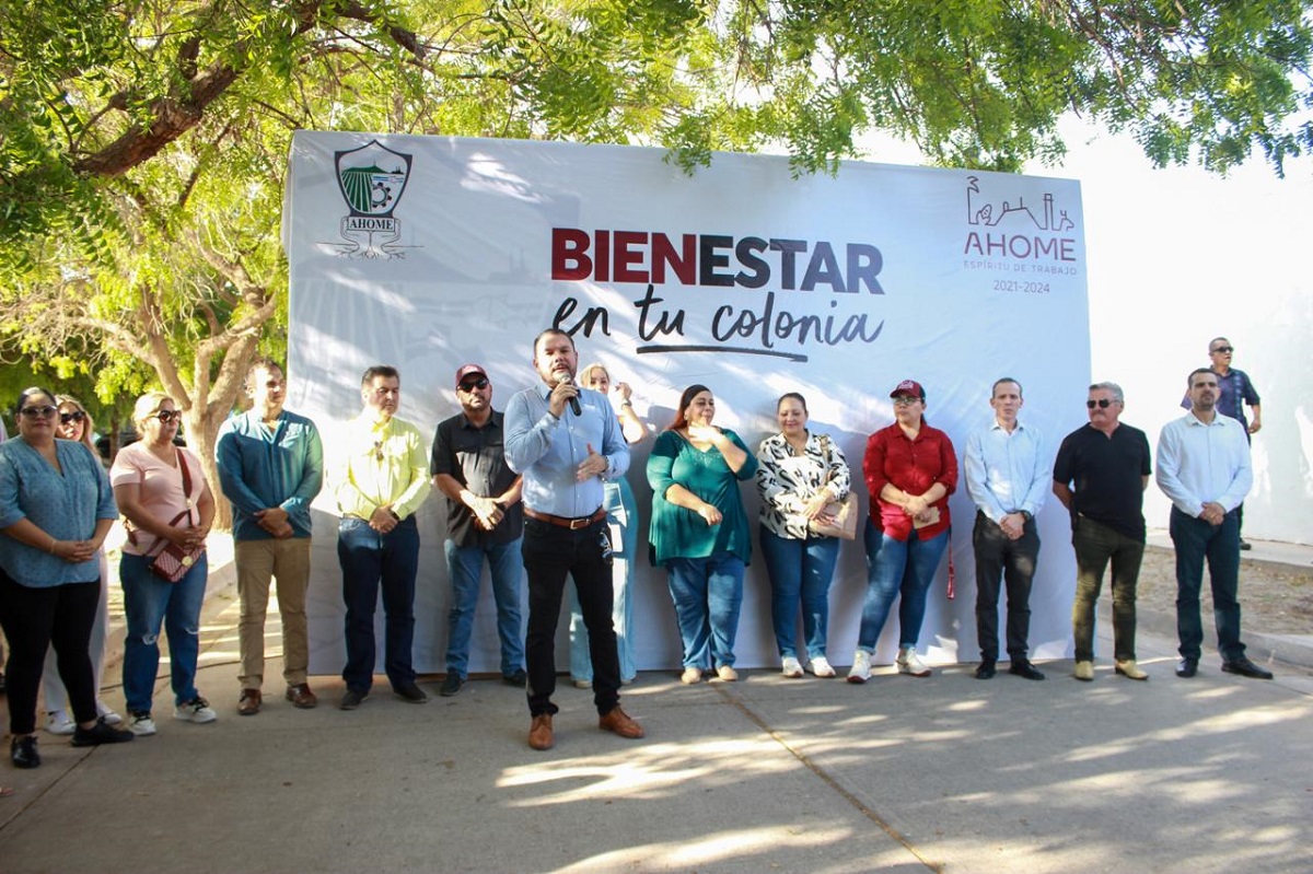 Bienestar en tu colonia llega al fraccionamiento Las Mañanitas en Los Mochis