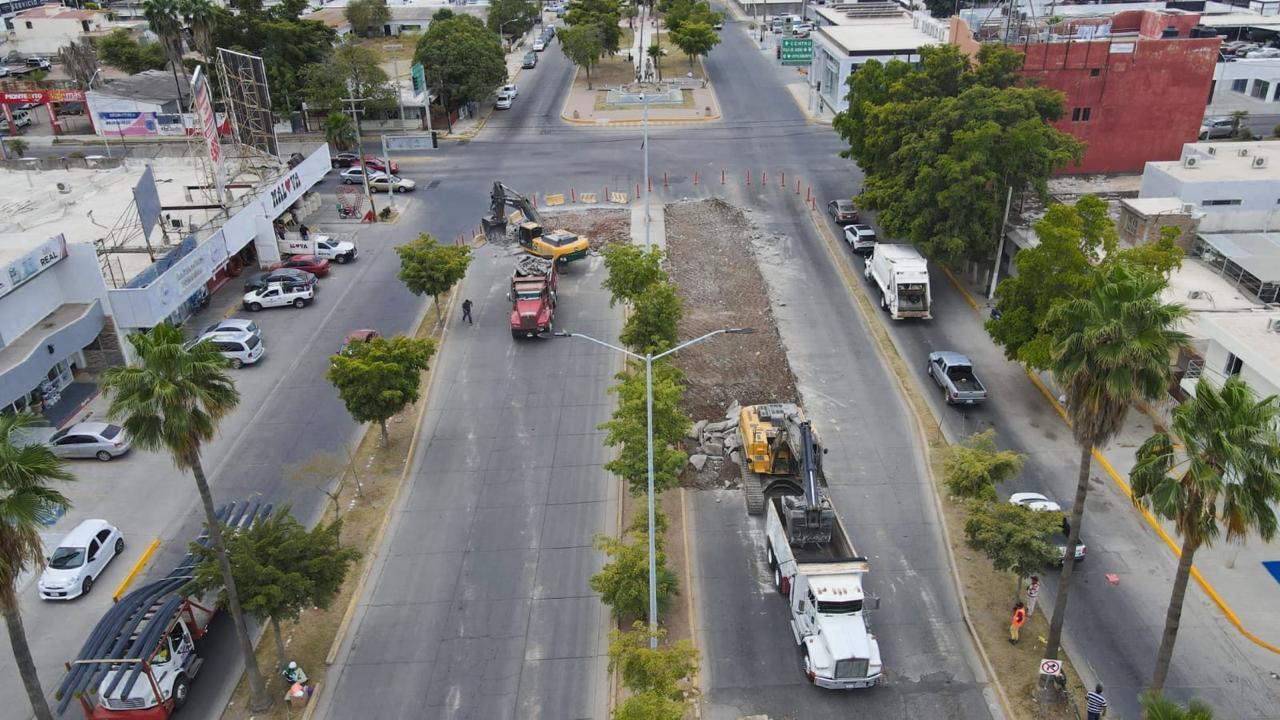 Sin fecha aún de cuándo quedará lista remodelación del bulevar Adolfo López Mateos en Los Mochis