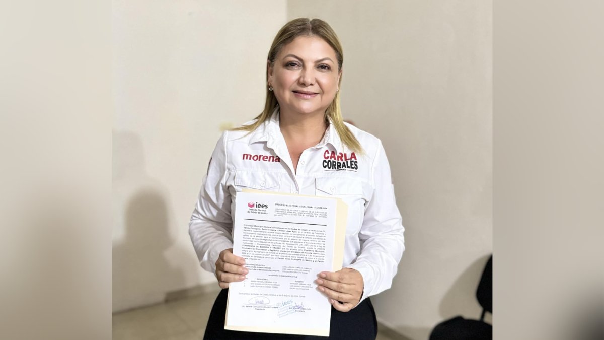 ¡Juntos continuaremos transformando Cosalá! Recibe Carla Úrsula Corrales constancia de mayoría