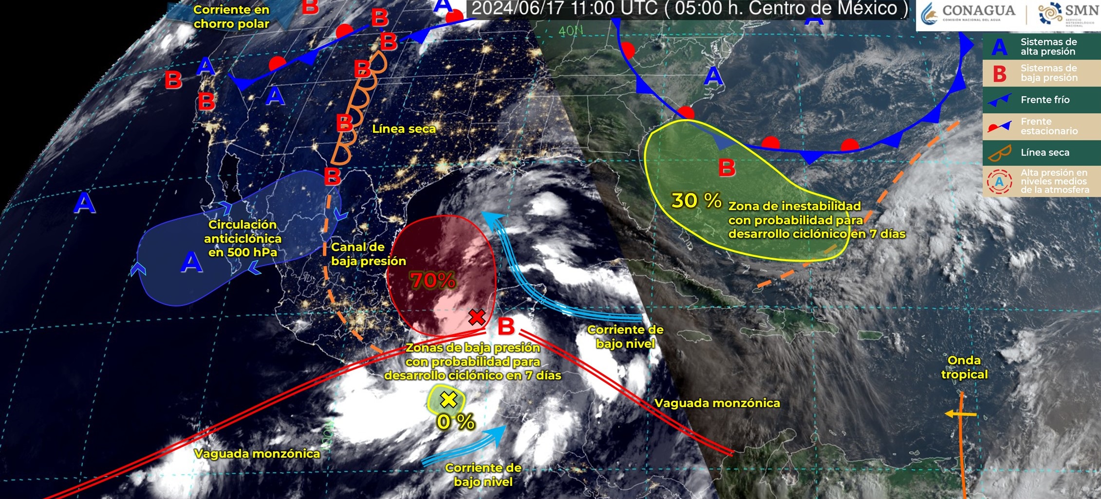 ¡Cero y van tres! Se diluyen las posibilidades de una tormenta en el Pacífico mexicano
