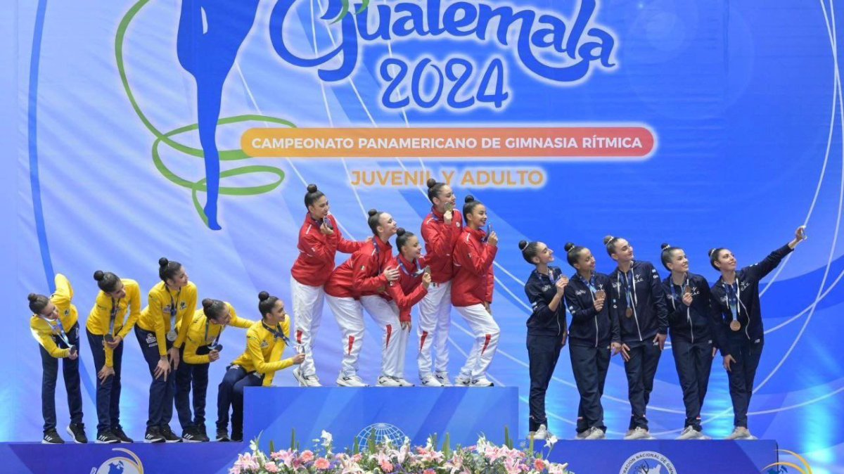 México suma dos oros en Campeonato Panamericano de Gimnasia Rítmica en Guatemala